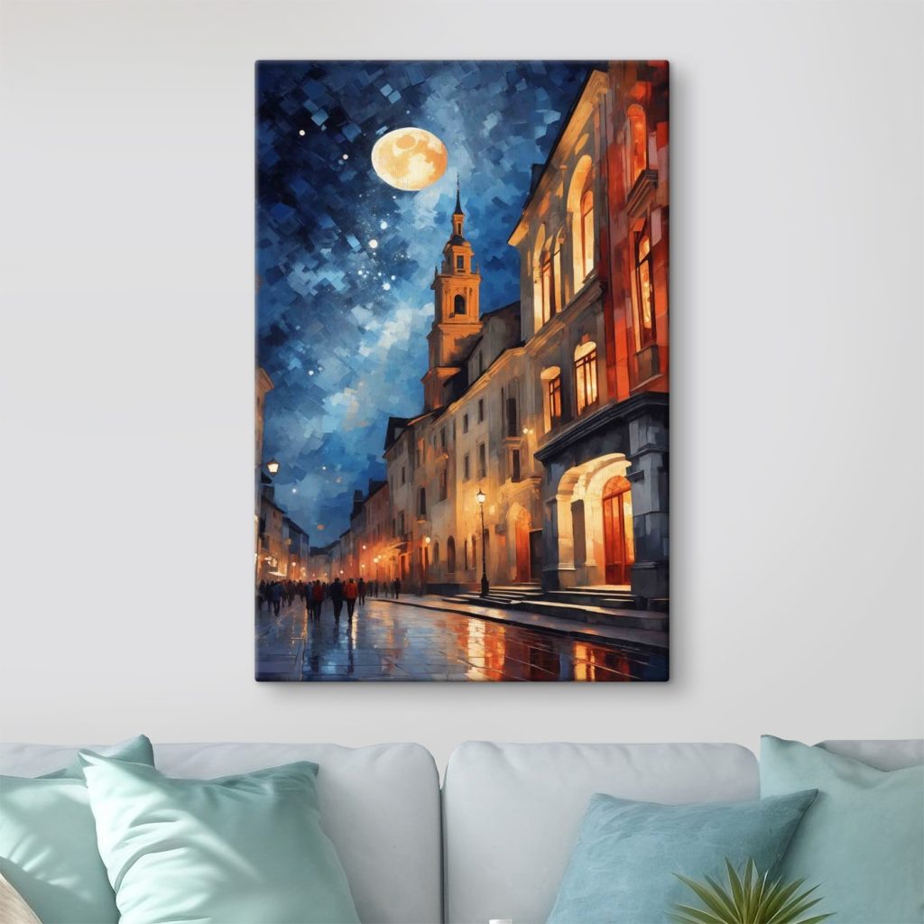 Straße im Mondlicht — Interieur 2