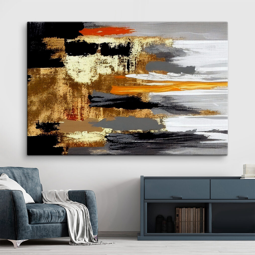 Verschlungene Pinselstriche — Interieur 1