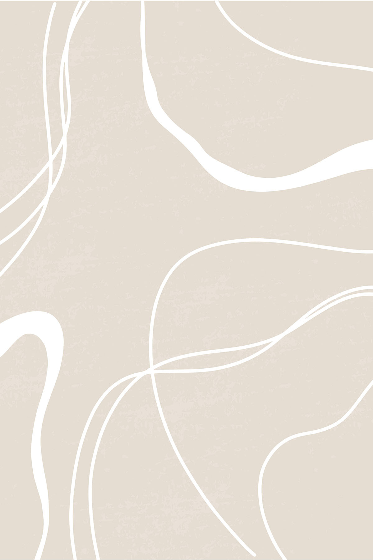 Weiße Linien auf Beige — ganzes Design
