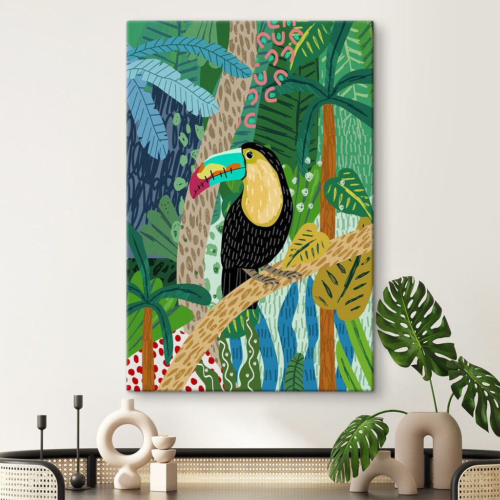 Vogel mit großem Schnabel — Interieur 1