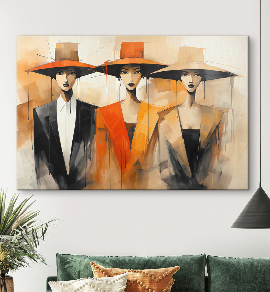 Drei Hüte im Gespräch — Interieur 2