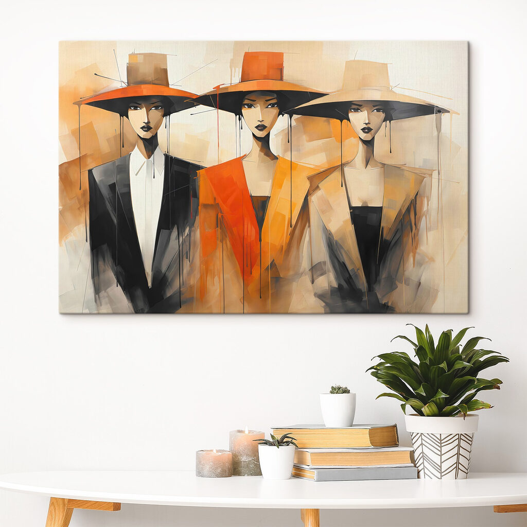 Drei Hüte im Gespräch — Interieur 4