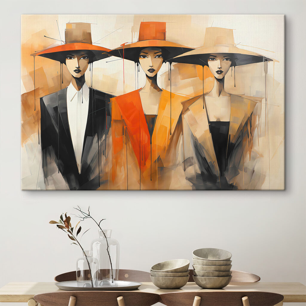 Drei Hüte im Gespräch — Interieur 3