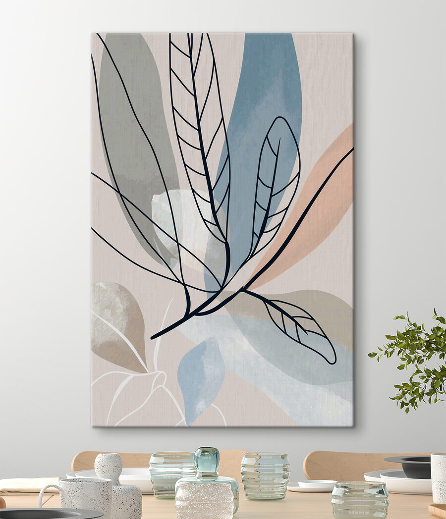 Blätter auf sanftem Grund — Interieur 1