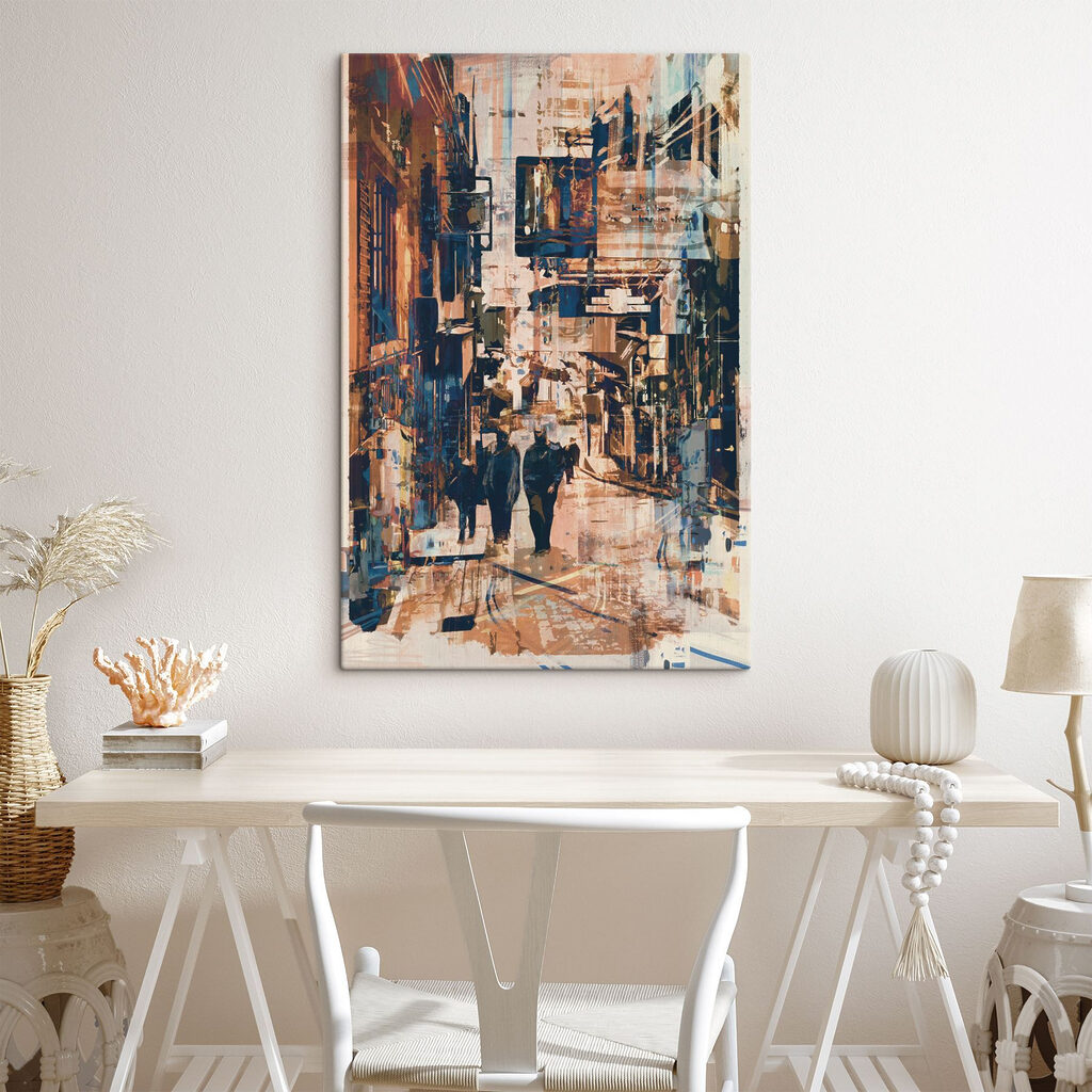 Spaziergänger in der Gasse — Interieur 3