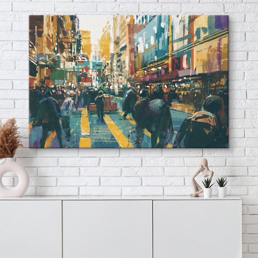 Belebte Einkaufsstraße — Interieur 1