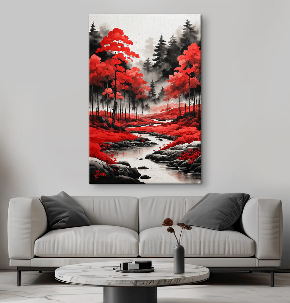 Fluss durch den Wald — Interieur 1