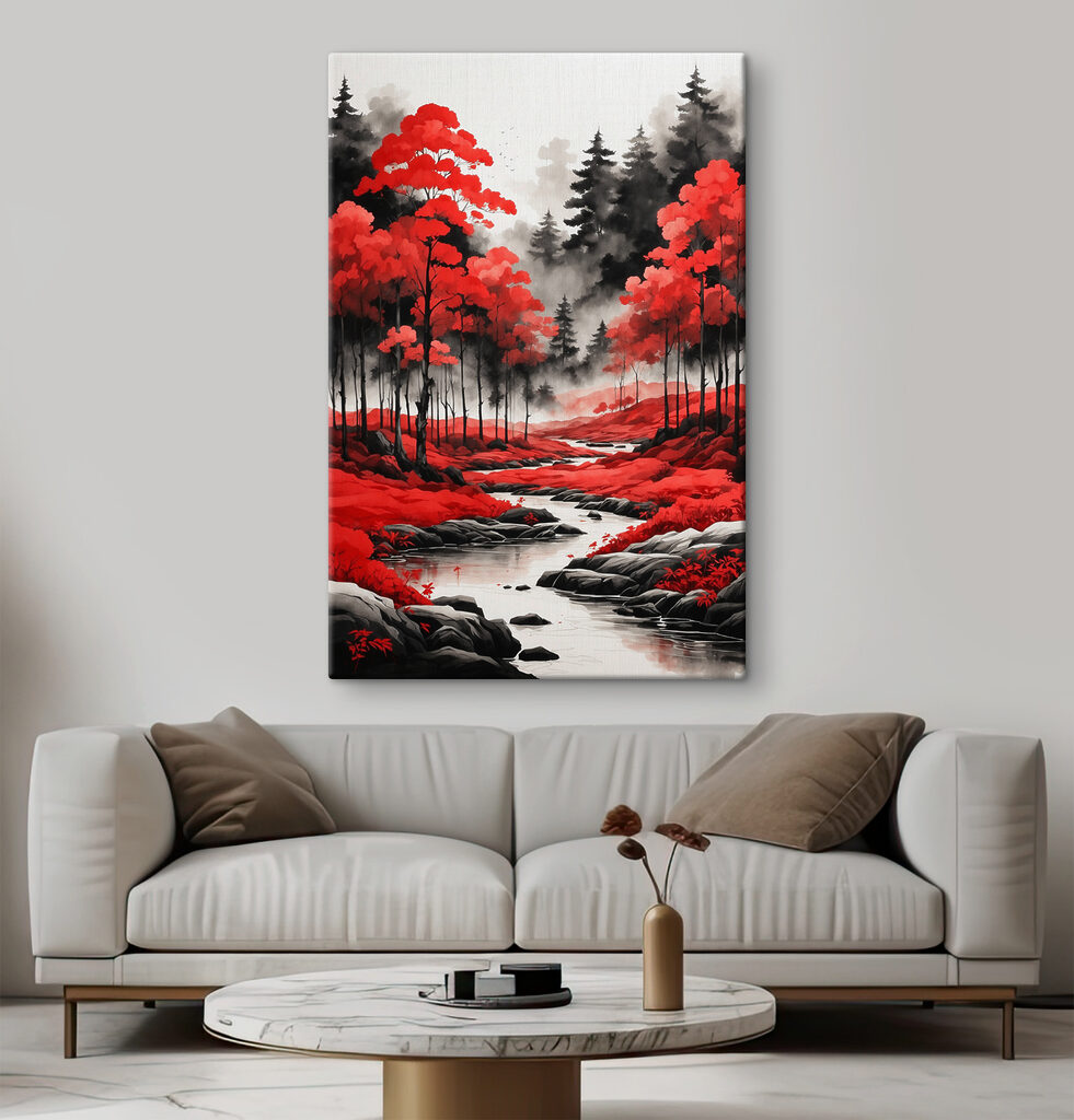 Fluss durch den Wald — Interieur 3