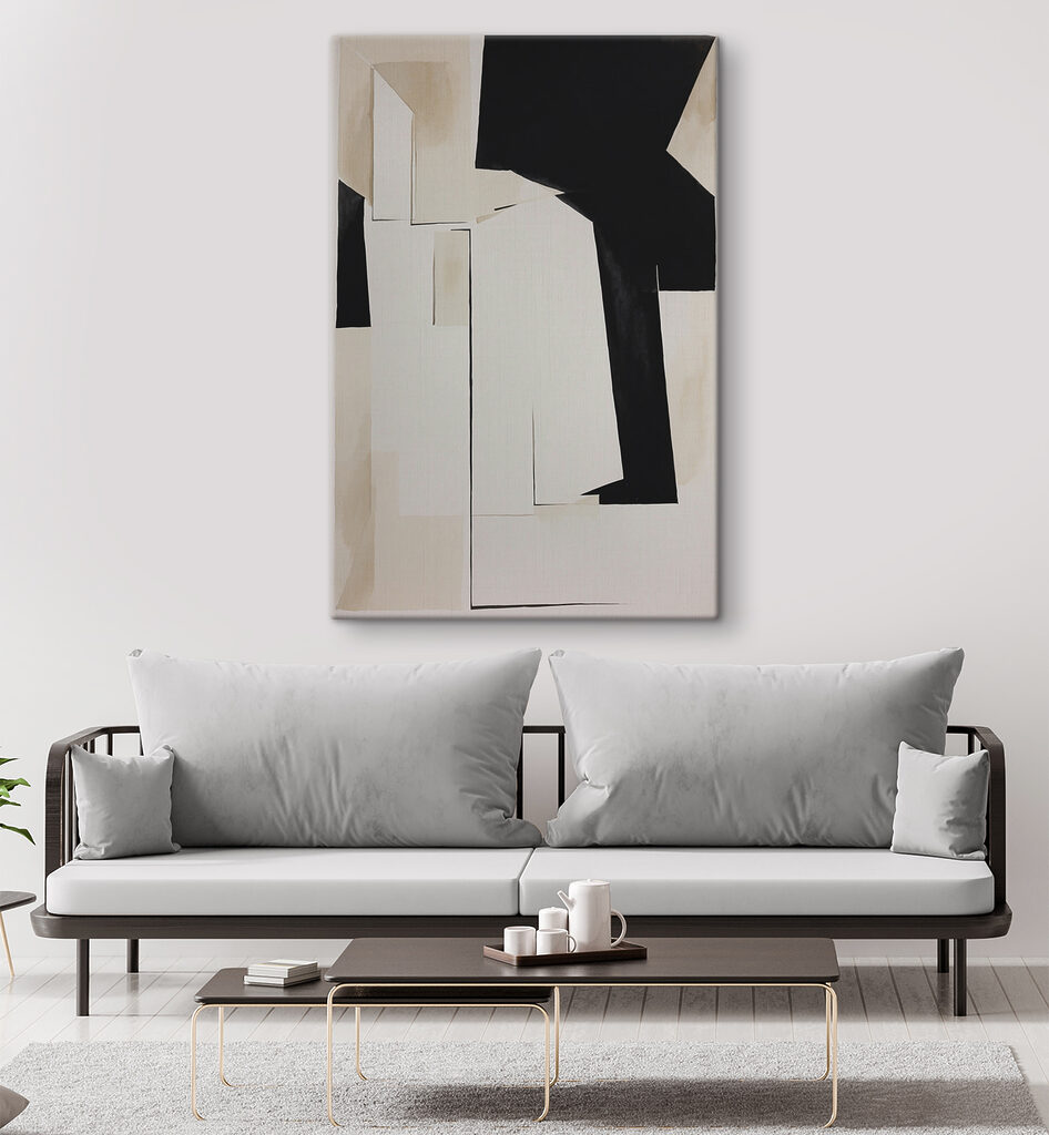 Schwarz auf Creme — Interieur 2