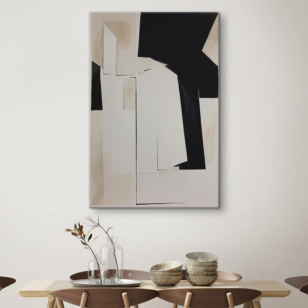 Schwarz auf Creme — Interieur 5