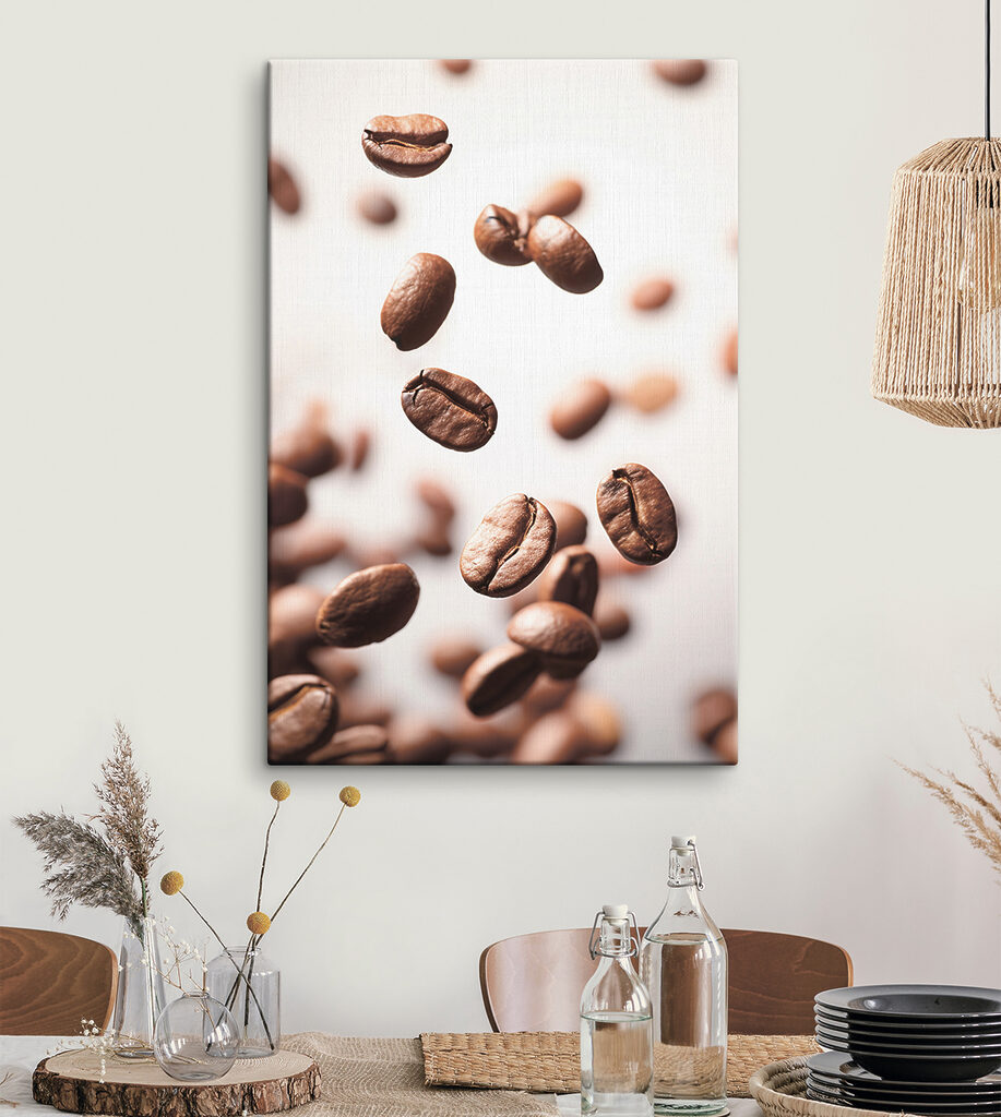 Fallende Kaffeebohnen — Interieur 1