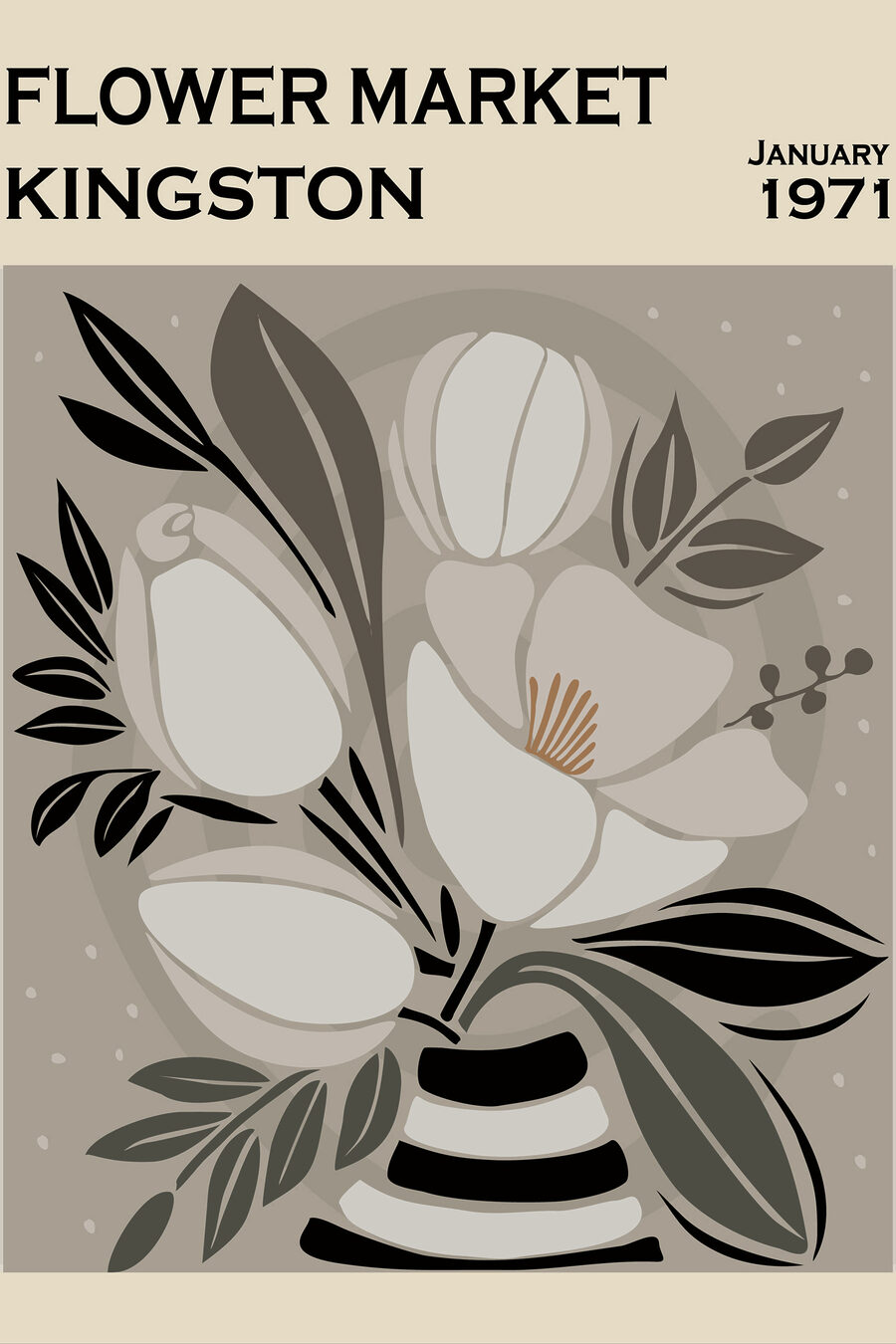 Blumenmarkt Kingston — ganzes Design