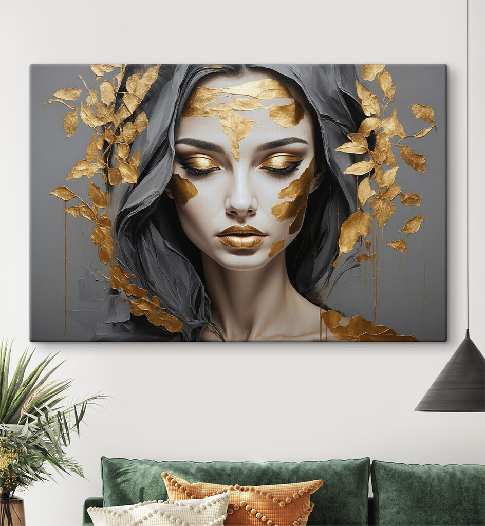 Gesicht im goldenen Laub — Interieur 2