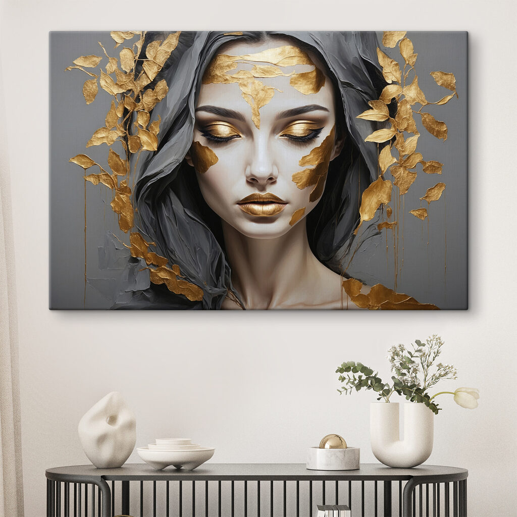 Gesicht im goldenen Laub — Interieur 3