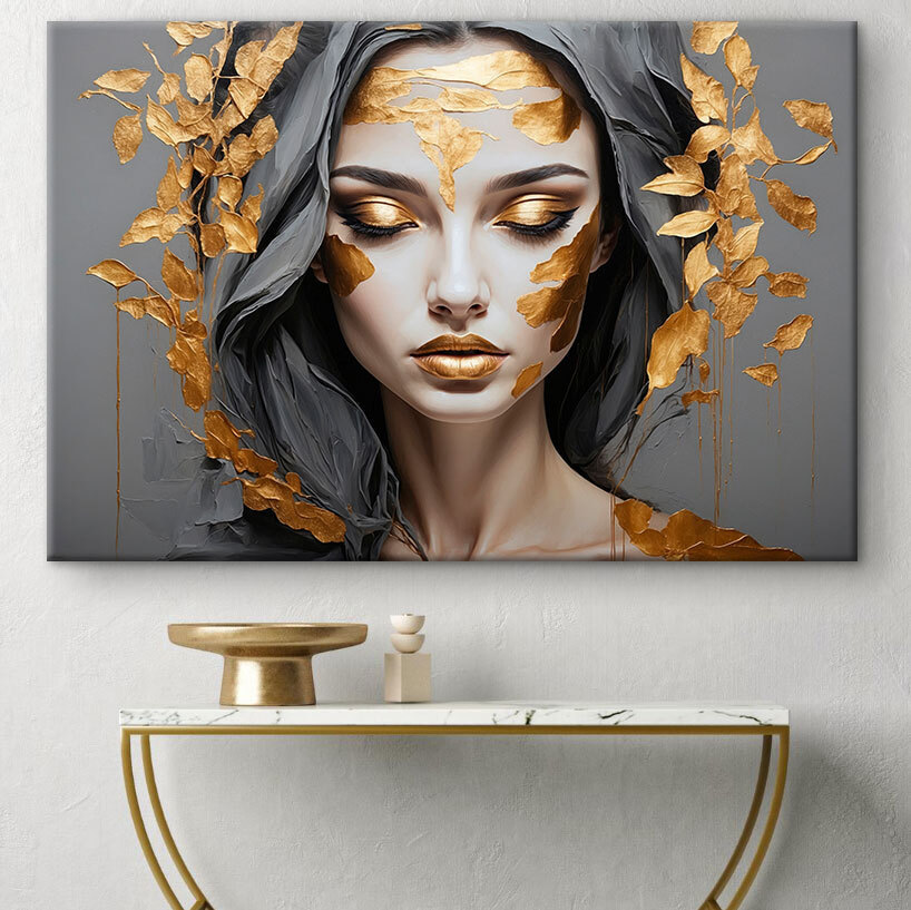 Gesicht im goldenen Laub — Interieur 1