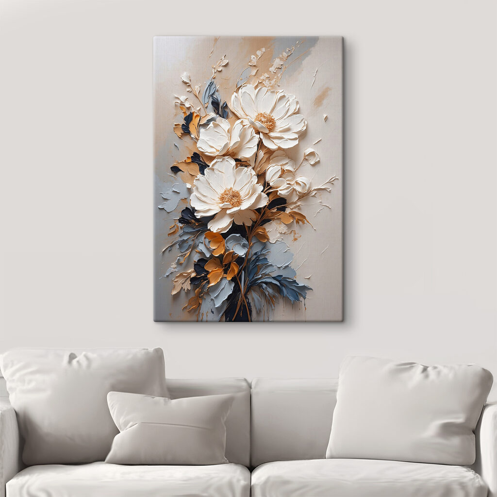 Blüten in gebrochenen Strichen — Interieur 2