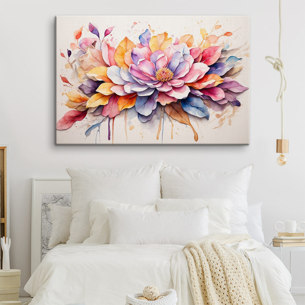 Blüte mit Farbspritzern — Interieur 2
