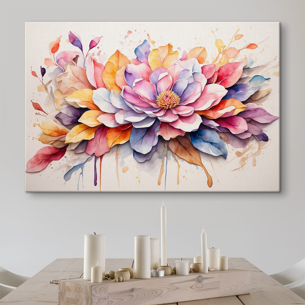 Blüte mit Farbspritzern — Interieur 3
