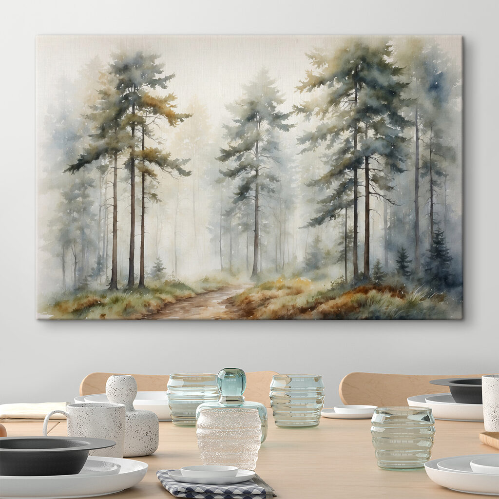 Nebelwald in Aquarell — Interieur 3