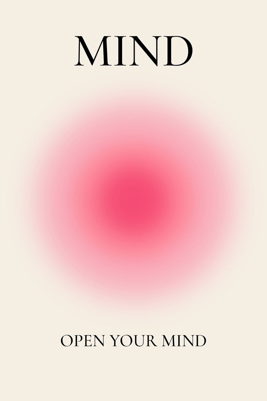 Rosa Lichtkreis — ganzes Design
