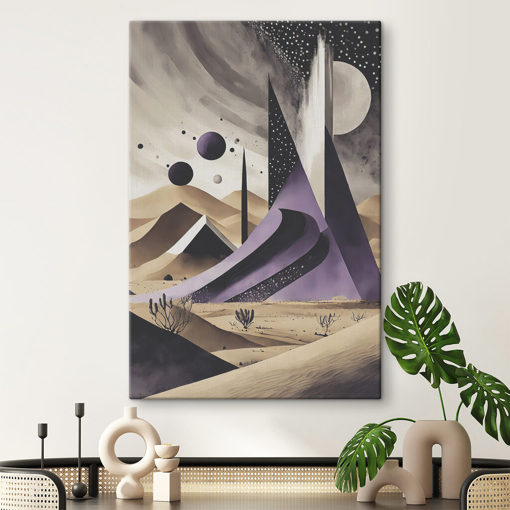 Lila-weiße Wüste — Interieur 1