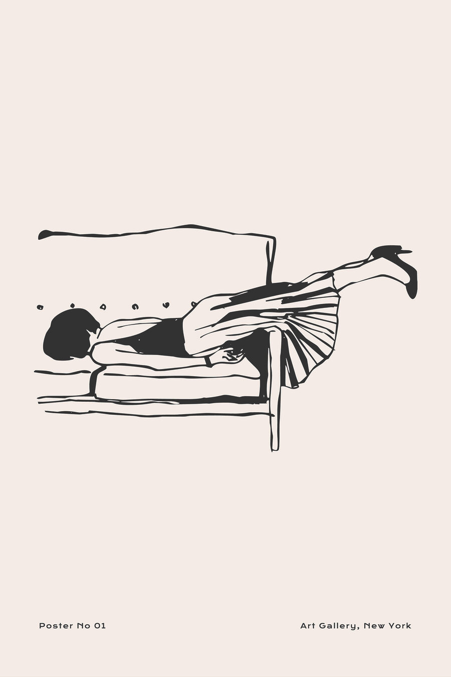 Pause auf dem Sofa — ganzes Design