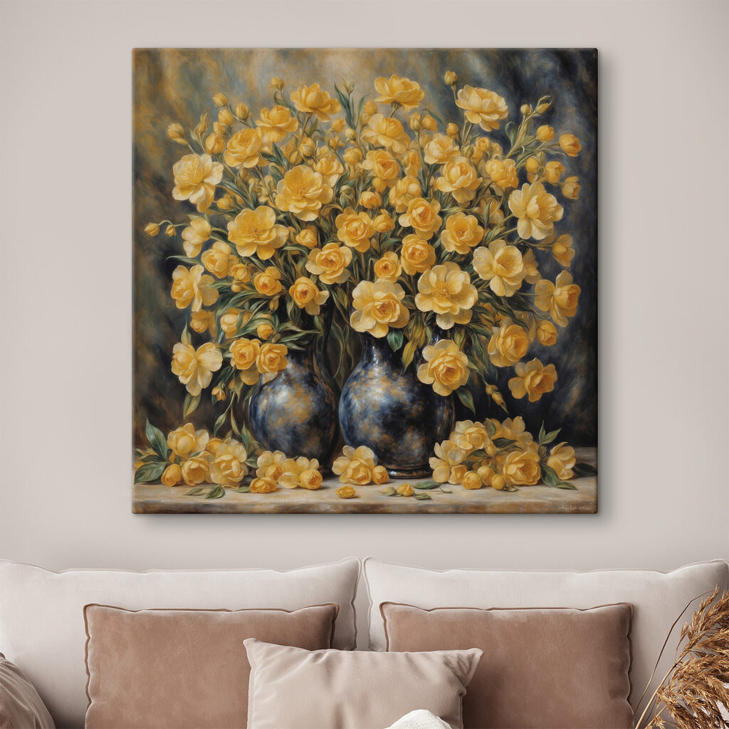 Gelber Blumenstrauß — Interieur 2