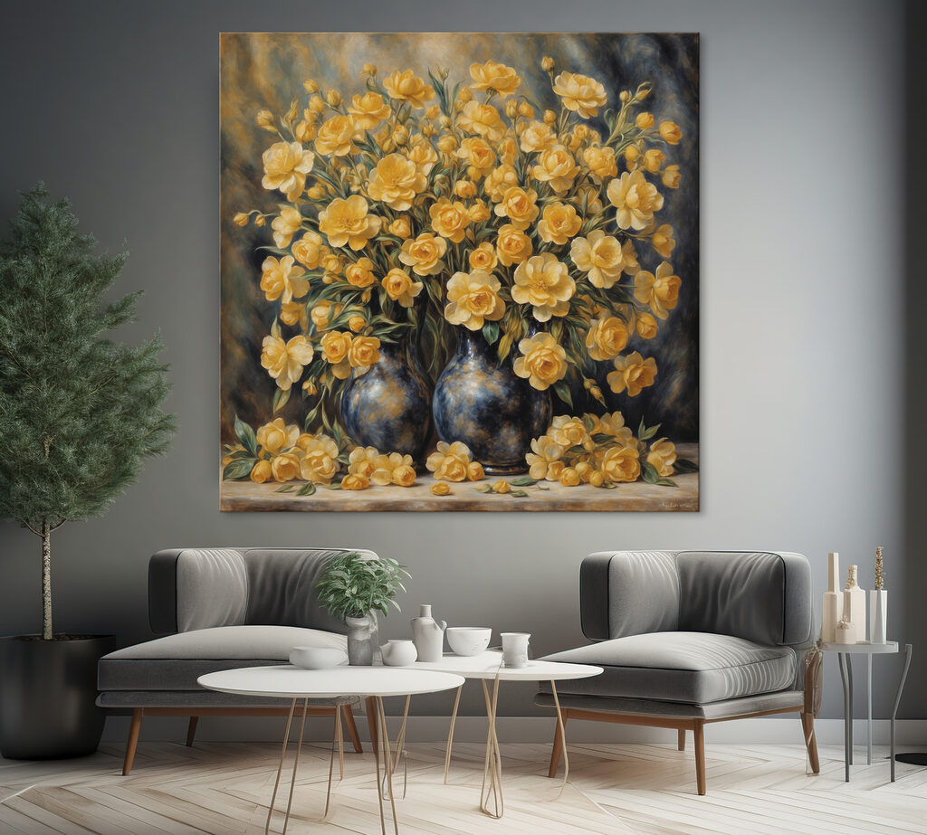 Gelber Blumenstrauß — Interieur 3