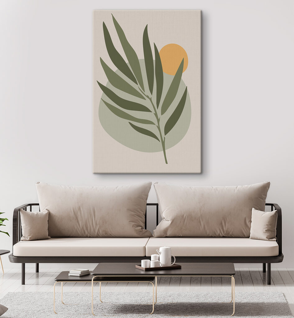 Blatt vor sanfter Sonne — Interieur 1
