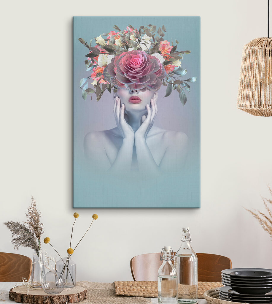 Frau mit Blumenkrone — Interieur 3