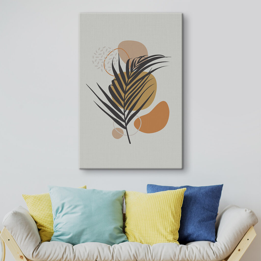 Palmblatt und Kreise — Interieur 2