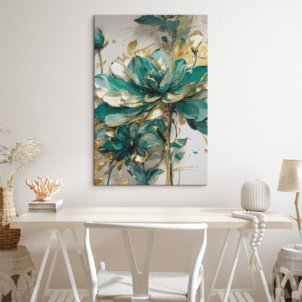 Grüne Blüten, goldene Zweige — Interieur 4