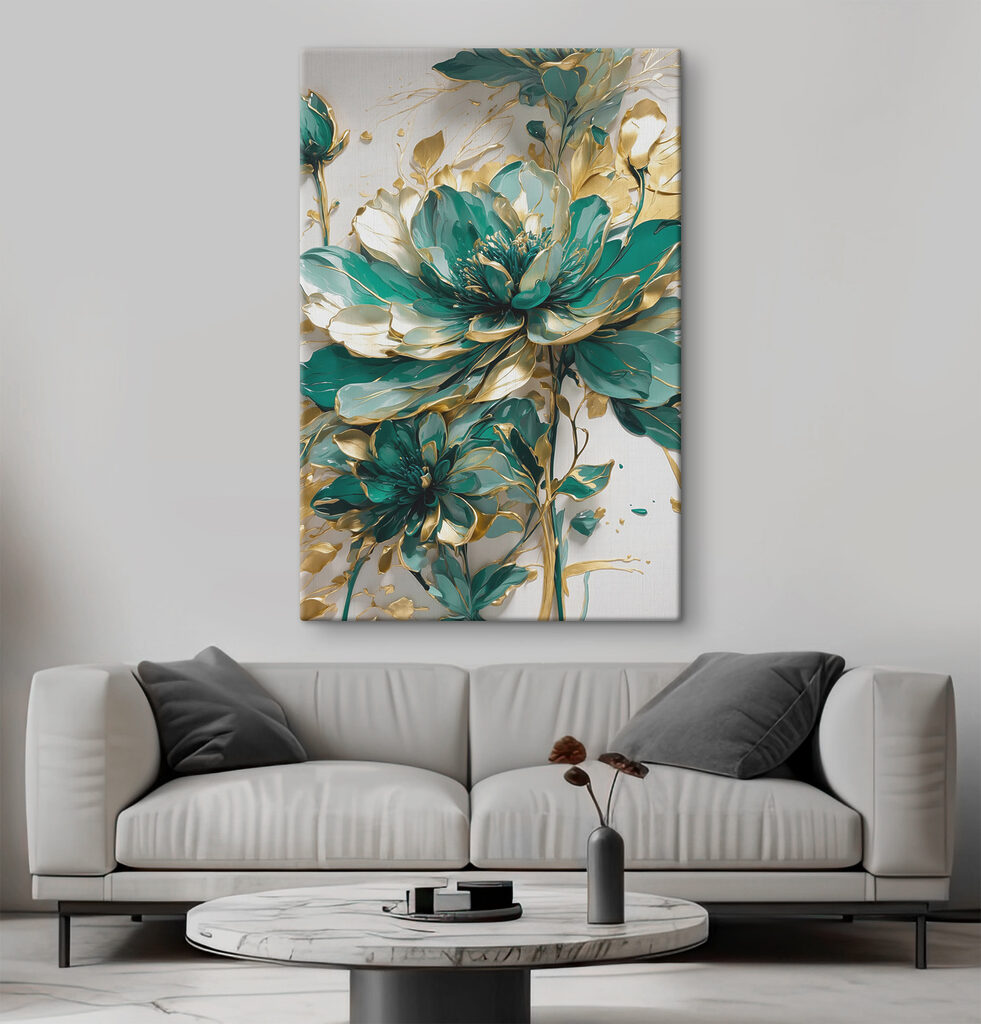 Grüne Blüten, goldene Zweige — Interieur 2