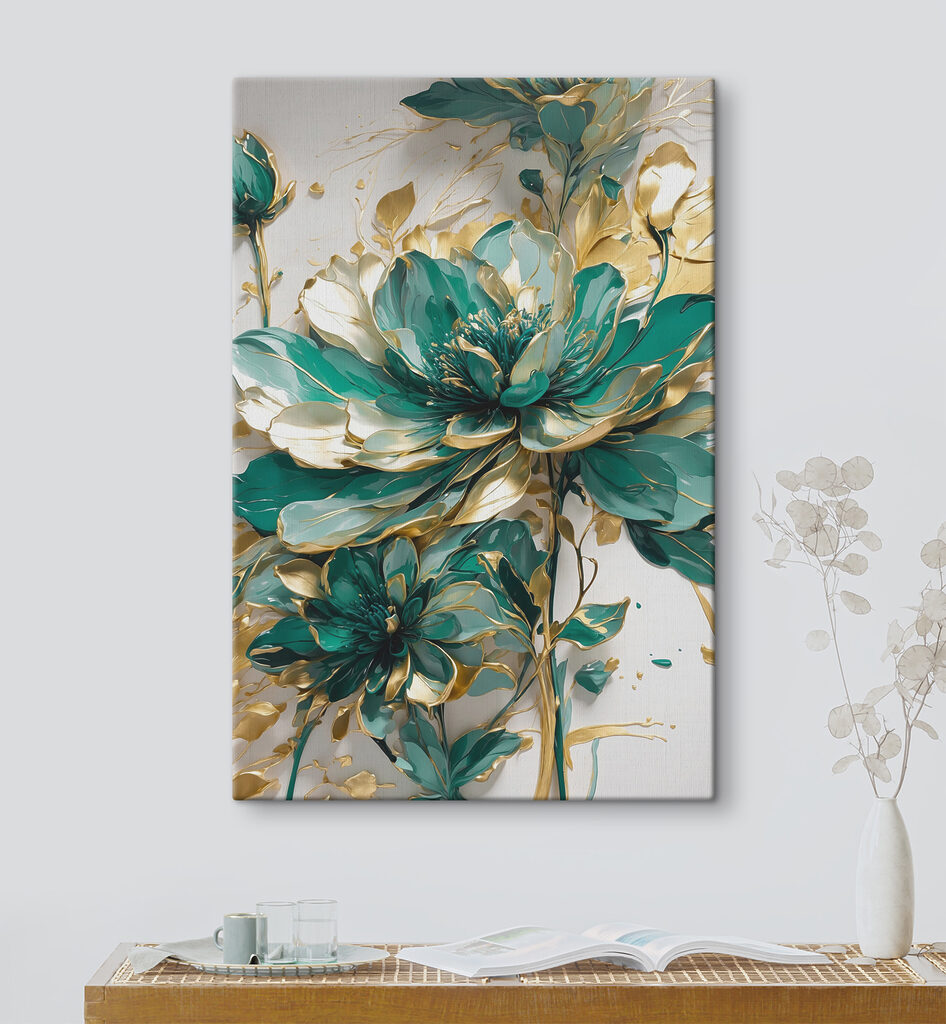 Grüne Blüten, goldene Zweige — Interieur 1