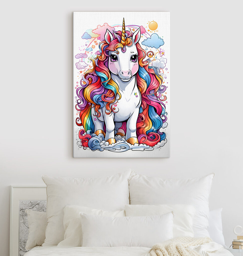 Einhorn mit Regenbogenmähne — Interieur 2