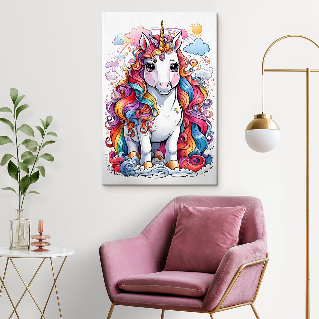 Einhorn mit Regenbogenmähne — Interieur 4