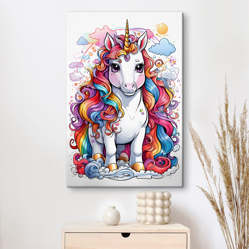 Einhorn mit Regenbogenmähne — Interieur 3