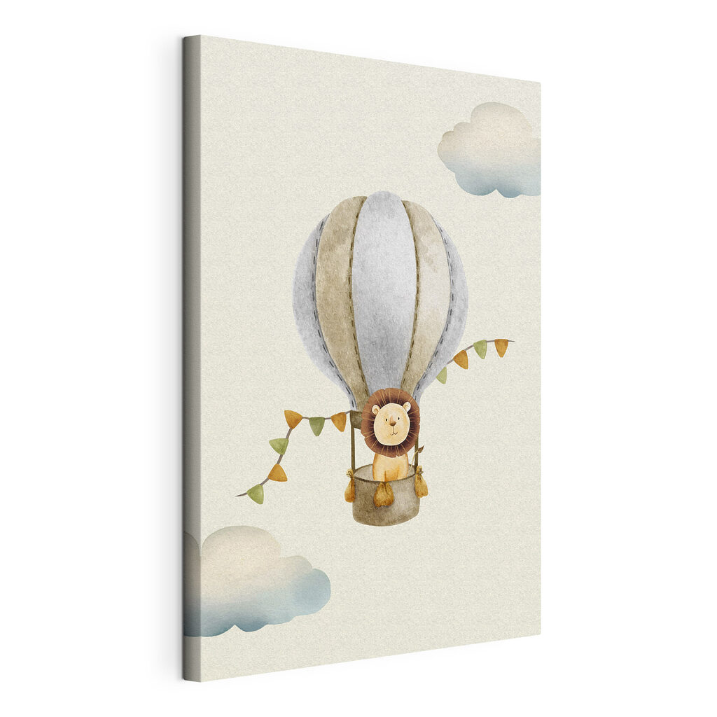 Löwe im Heißluftballon — Produktansicht