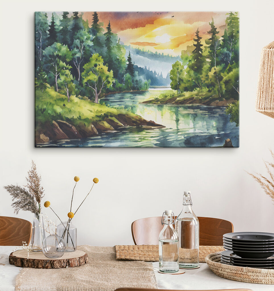 Fluss am Abend — Interieur 2
