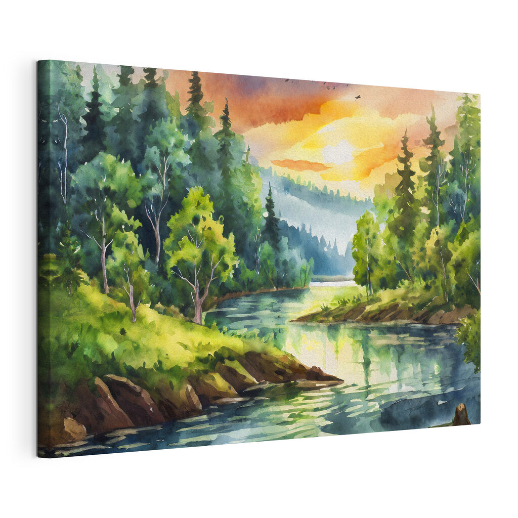 Fluss am Abend — Produktansicht