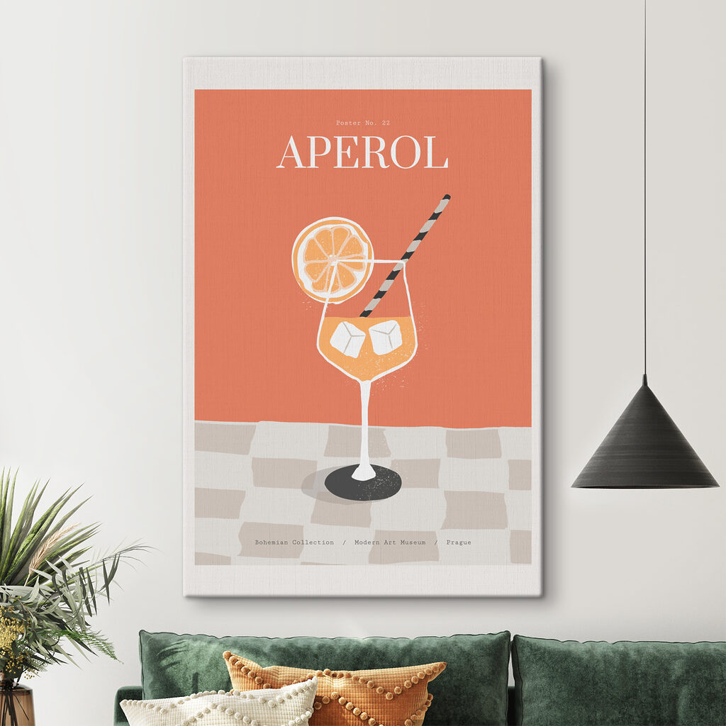 Aperitif mit Zitrusscheibe — Interieur 1