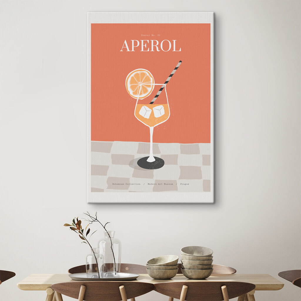 Aperitif mit Zitrusscheibe — Interieur 2