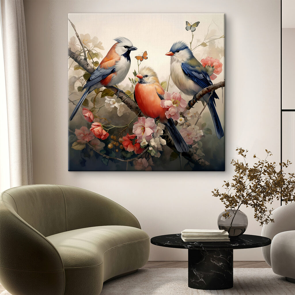Kleine Vögel beisammen — Interieur 1