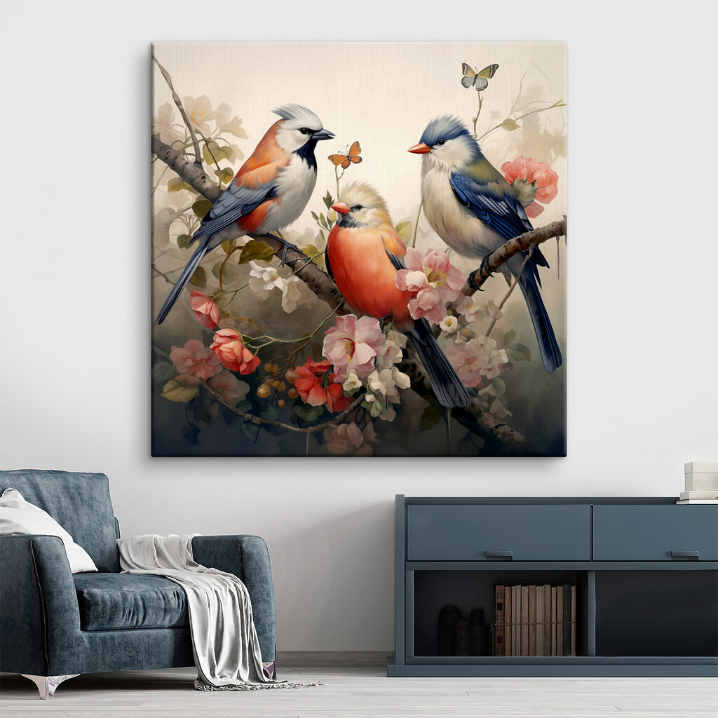 Kleine Vögel beisammen — Interieur 2