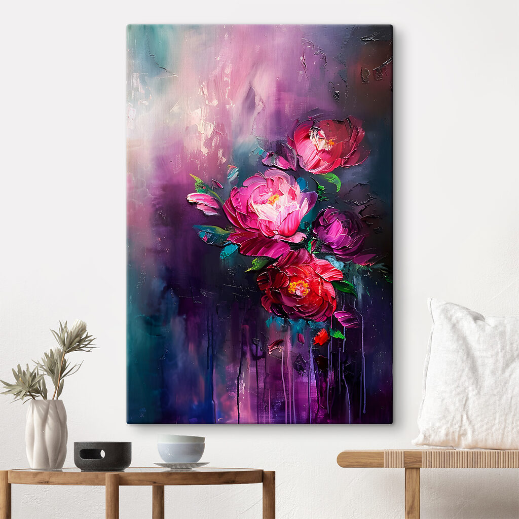 Blüten auf violettem Grund — Interieur 2