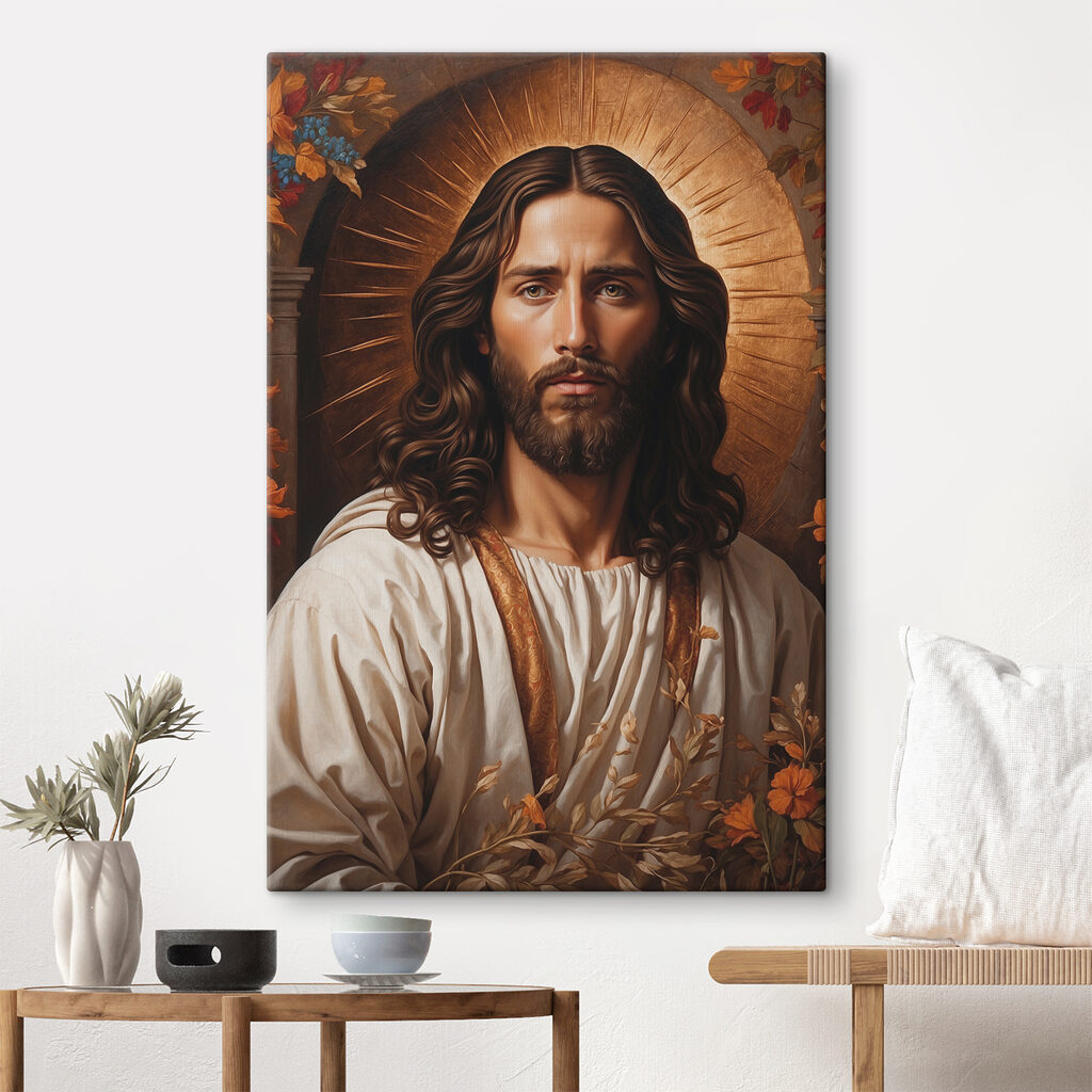 Jesus mit goldenem Heiligenschein — Interieur 2