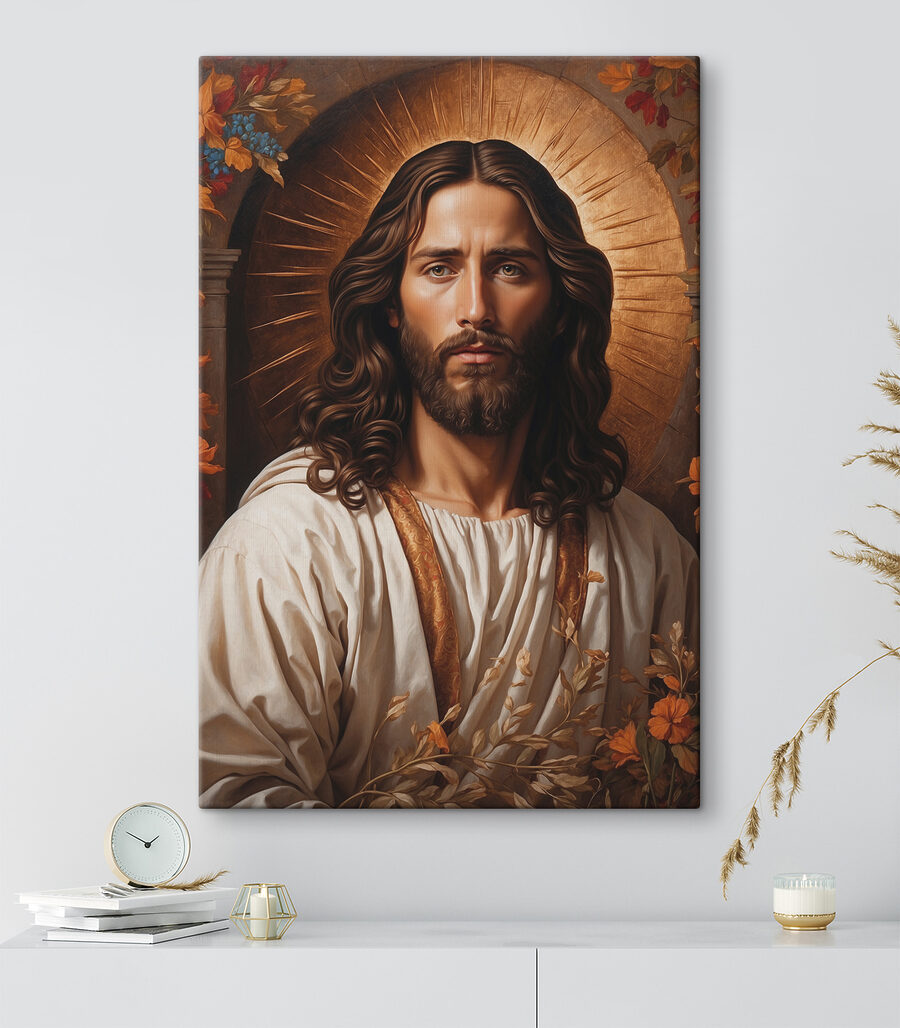 Jesus mit goldenem Heiligenschein — Interieur 3