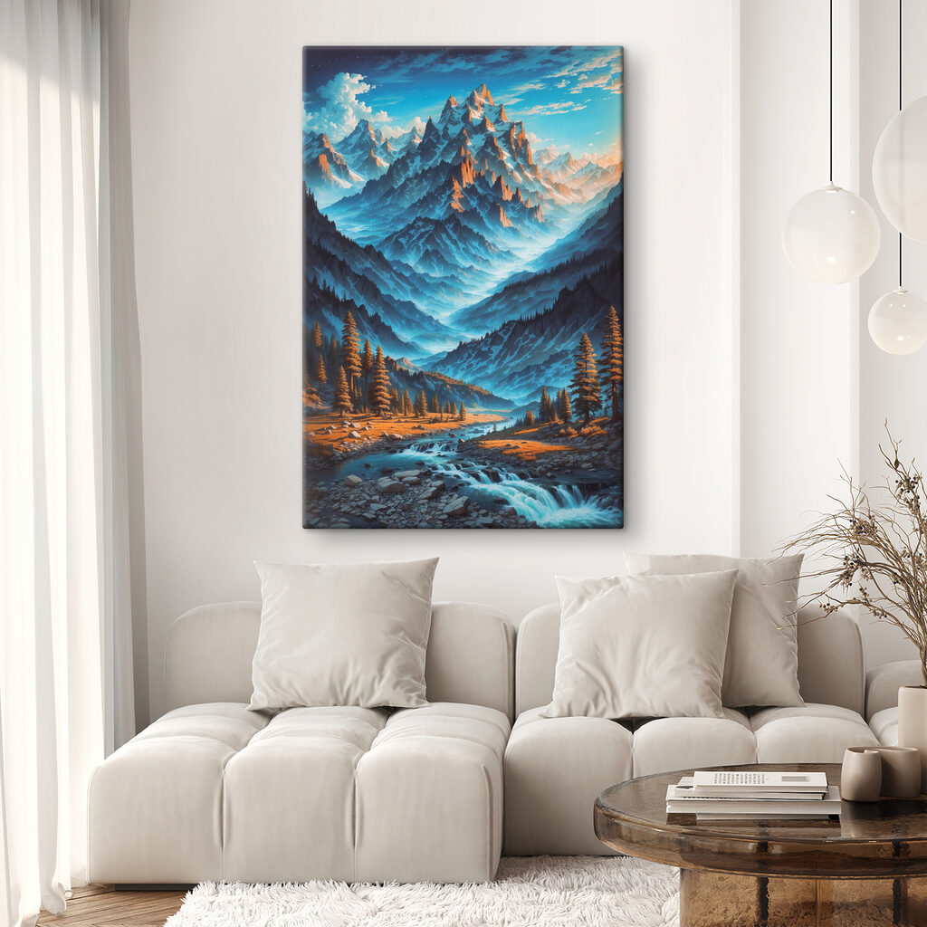 Bergbach im Herbst — Interieur 2
