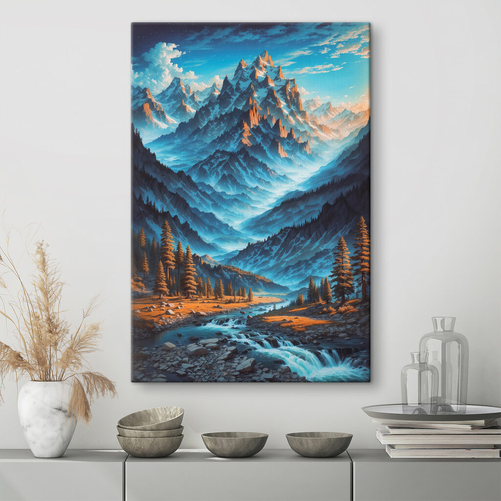Bergbach im Herbst — Interieur 1