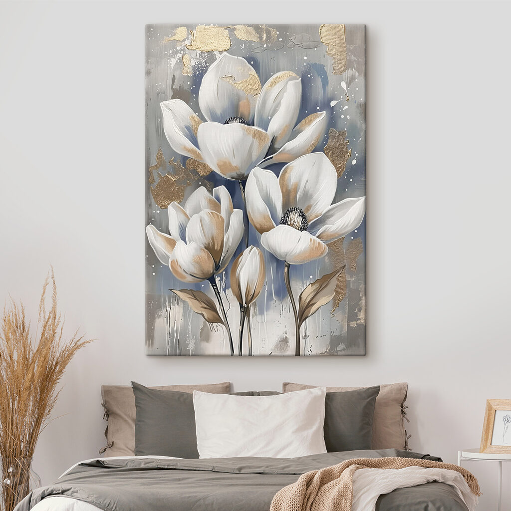 Leuchtende weiße Blüten — Interieur 3